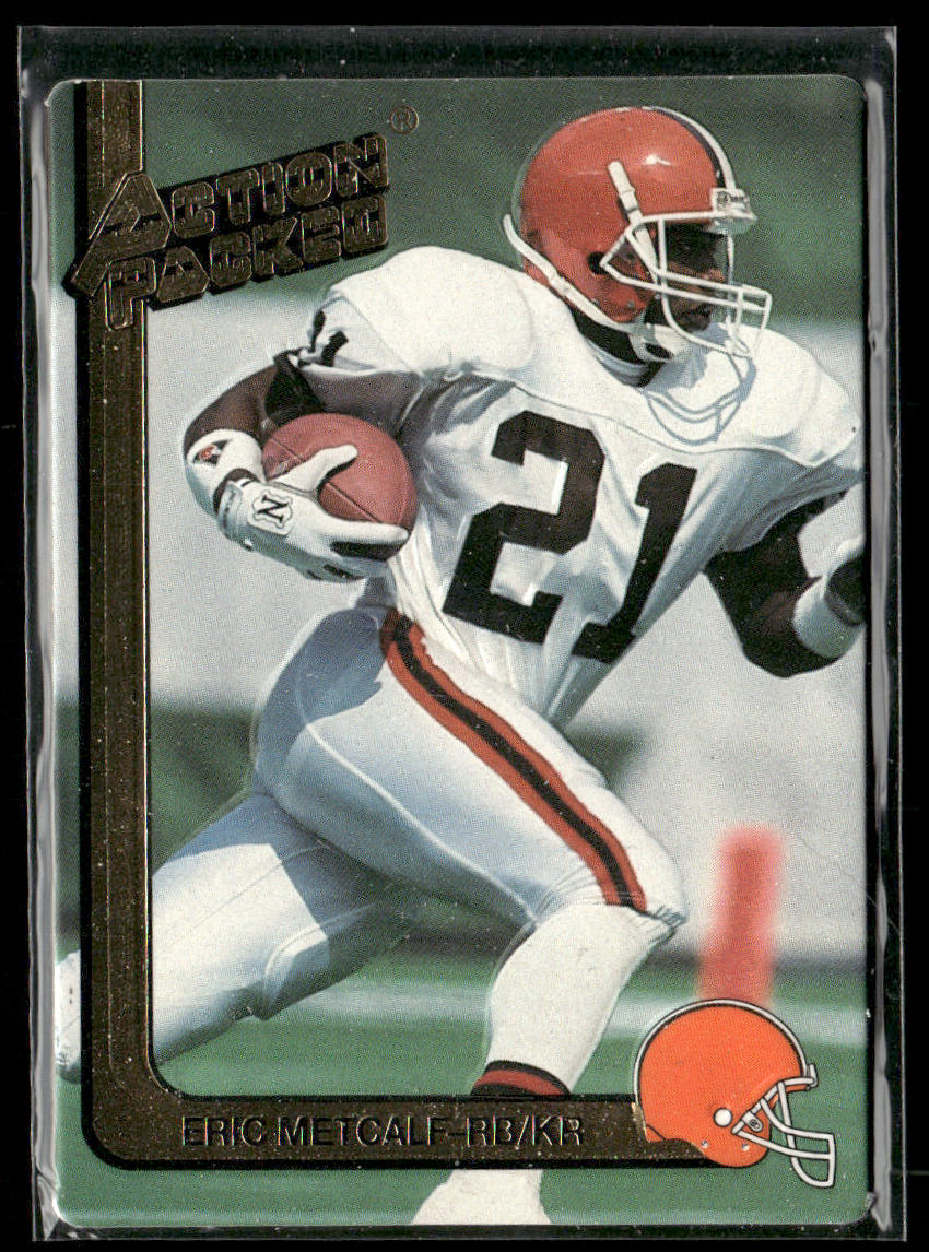 Eric Metcalf 1991 Action Packed #48 Cleveland Browns