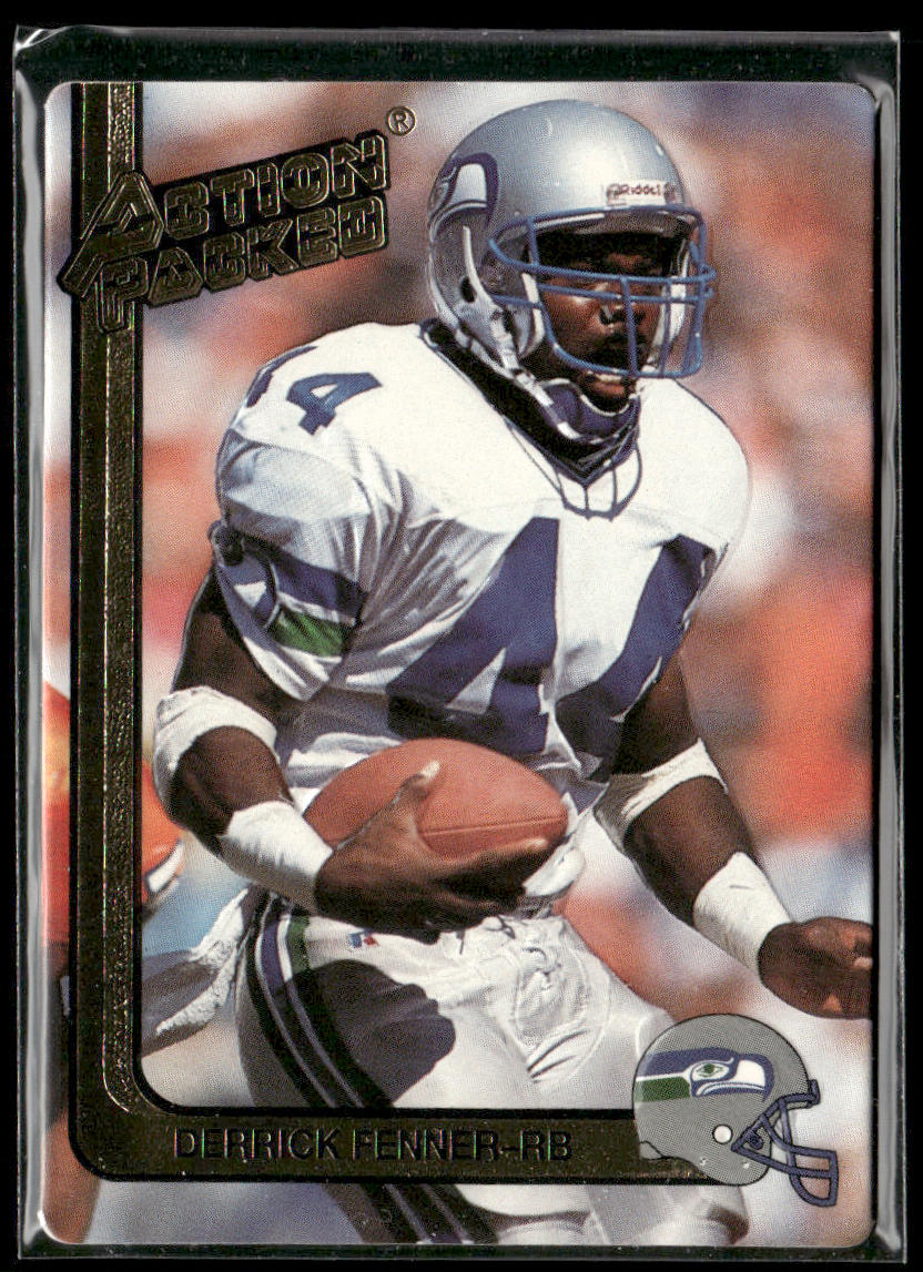 Derrick Fenner 1991 Action Packed #252 Seattle Seahawks
