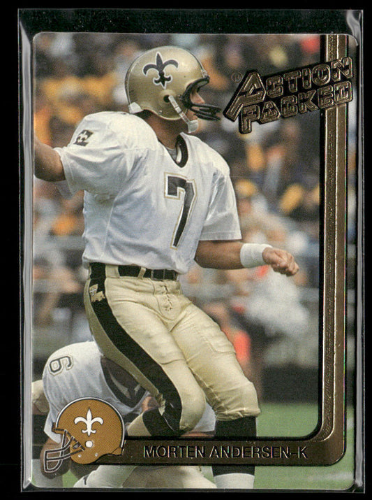 Morten Andersen 1991 Action Packed #171a New Orleans Saints