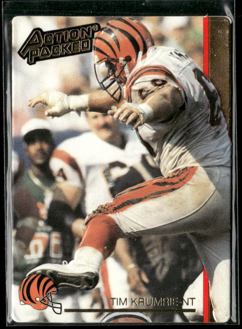 Tim Krumrie 1992 Action Packed #38 Cincinnati Bengals
