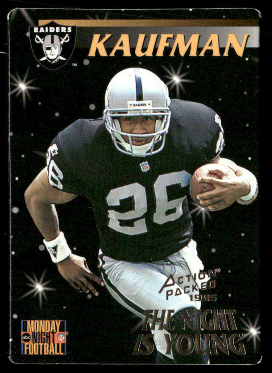 Napoleon Kaufman 1995 Action Packed Monday Night Football #91 RC Oakland Raiders