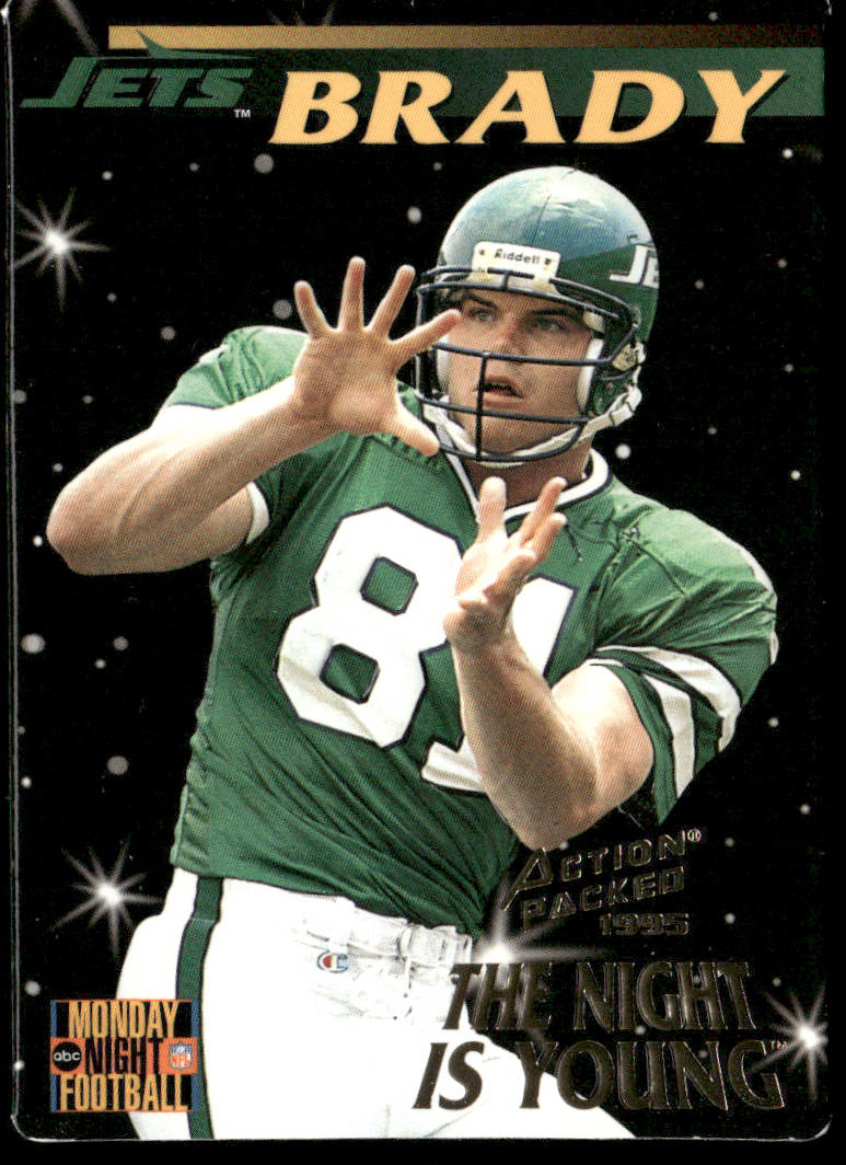 Kyle Brady 1995 Action Packed Monday Night Football #87 RC New York Jets