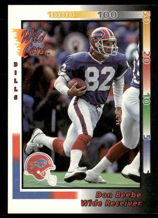 Don Beebe 1992 Wild Card #201 Buffalo Bills