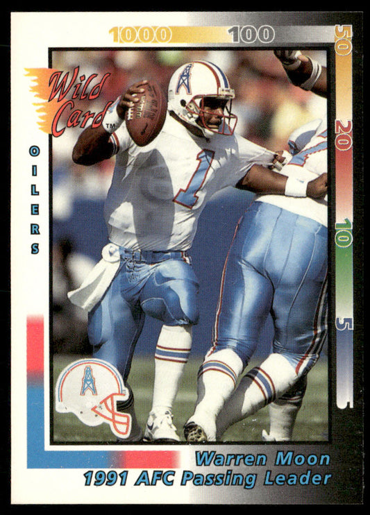 Warren Moon 1992 Wild Card #242 Houston Oilers
