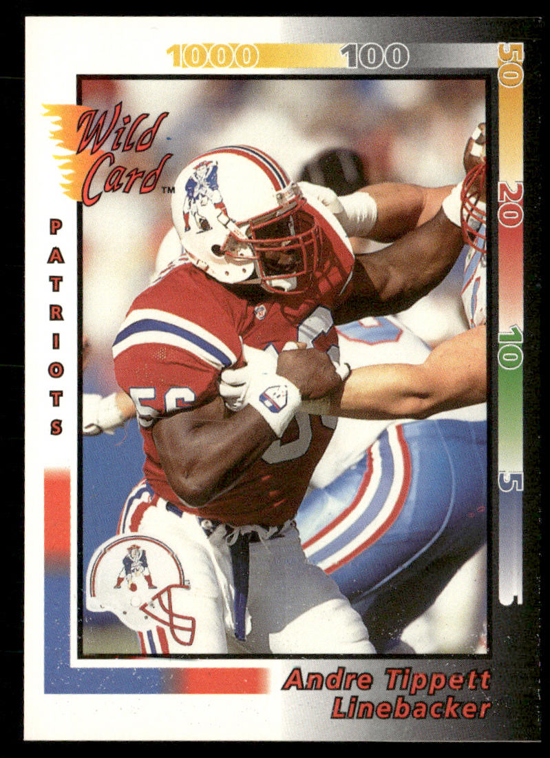 Andre Tippett 1992 Wild Card #127 New England Patriots