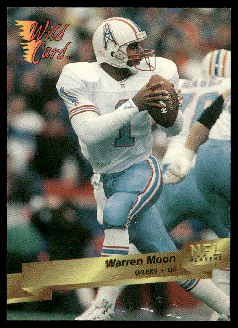 Warren Moon 1993 Wild Card #130 Houston Oilers