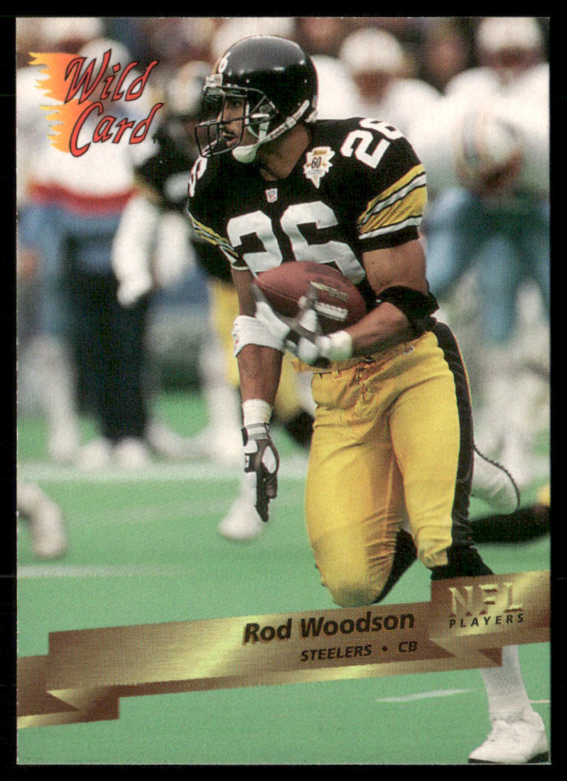 Rod Woodson 1993 Wild Card #189 Pittsburgh Steelers