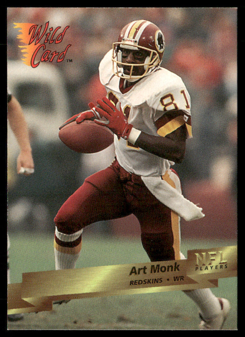 Art Monk 1993 Wild Card #161 Washington Redskins
