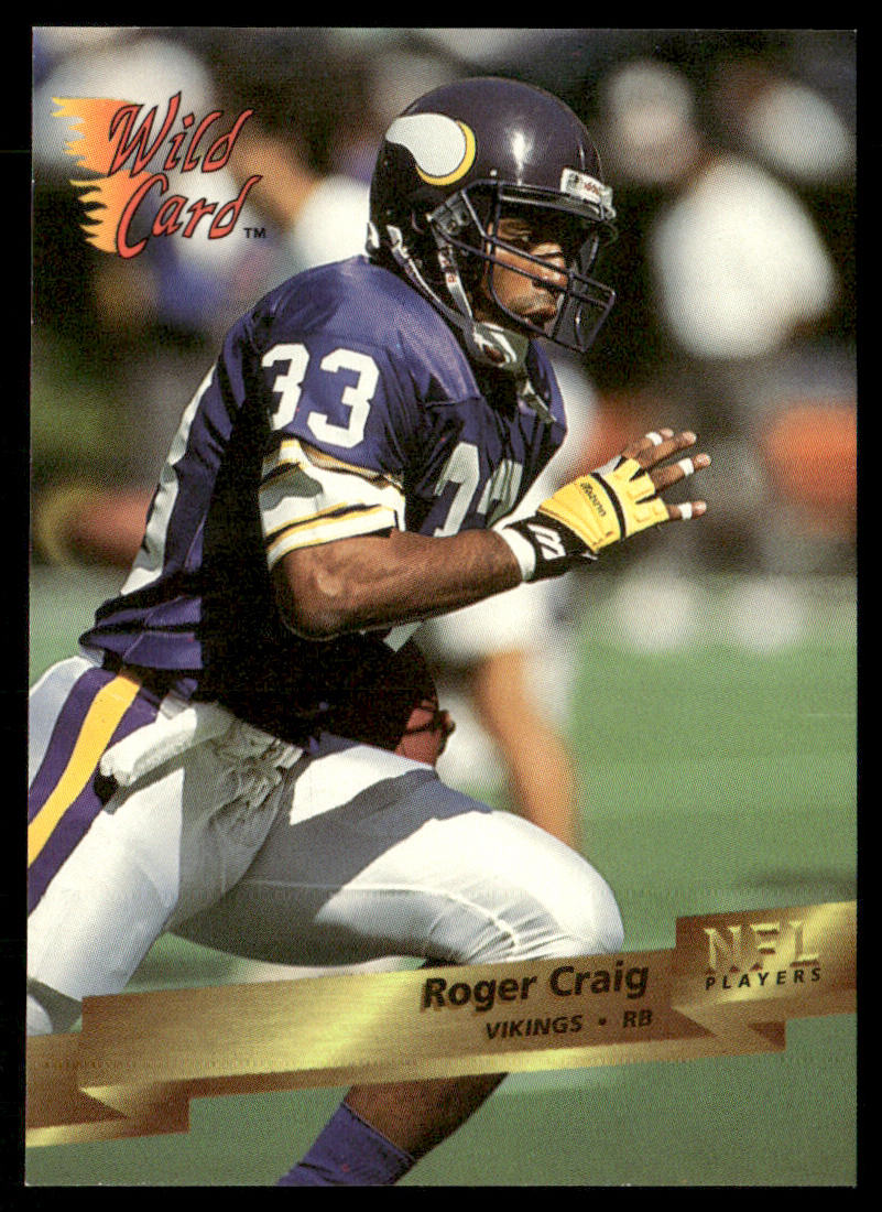 Roger Craig 1993 Wild Card #192 Minnesota Vikings