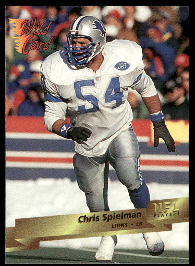 Chris Spielman 1993 Wild Card #125 Detroit Lions
