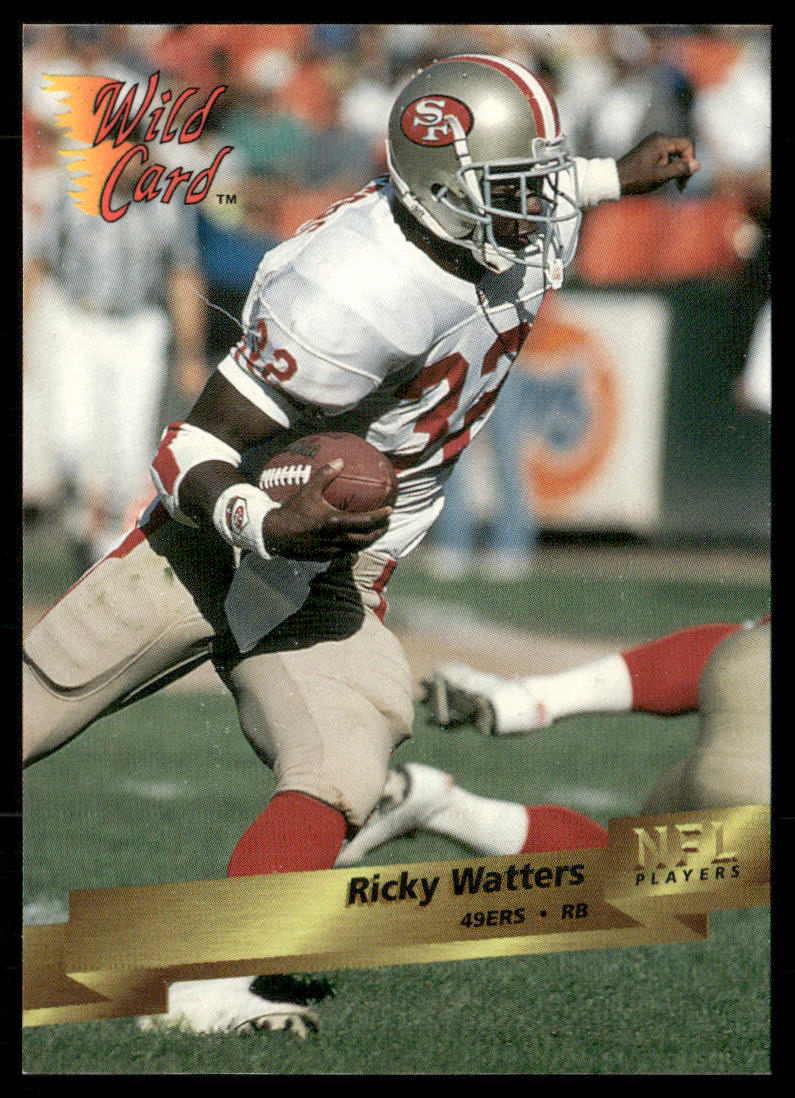 Ricky Watters 1993 Wild Card #6 San Francisco 49ers