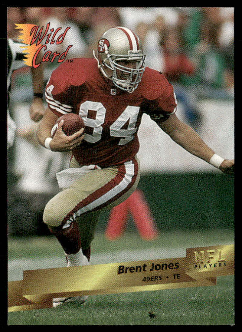 Brent Jones 1993 Wild Card #5 San Francisco 49ers