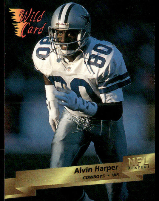 Alvin Harper 1993 Wild Card #84 Dallas Cowboys