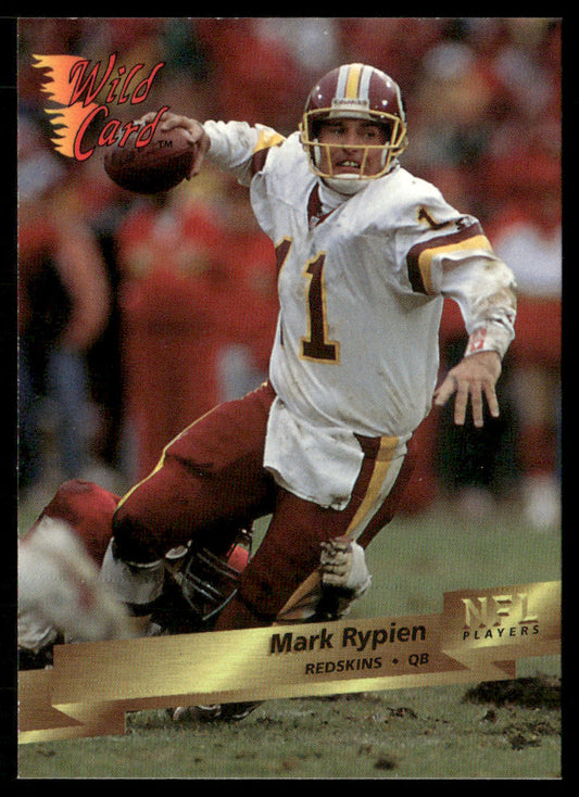 Mark Rypien 1993 Wild Card #165 Washington Redskins