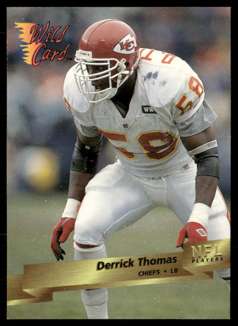 Derrick Thomas 1993 Wild Card #71 Kansas City Chiefs