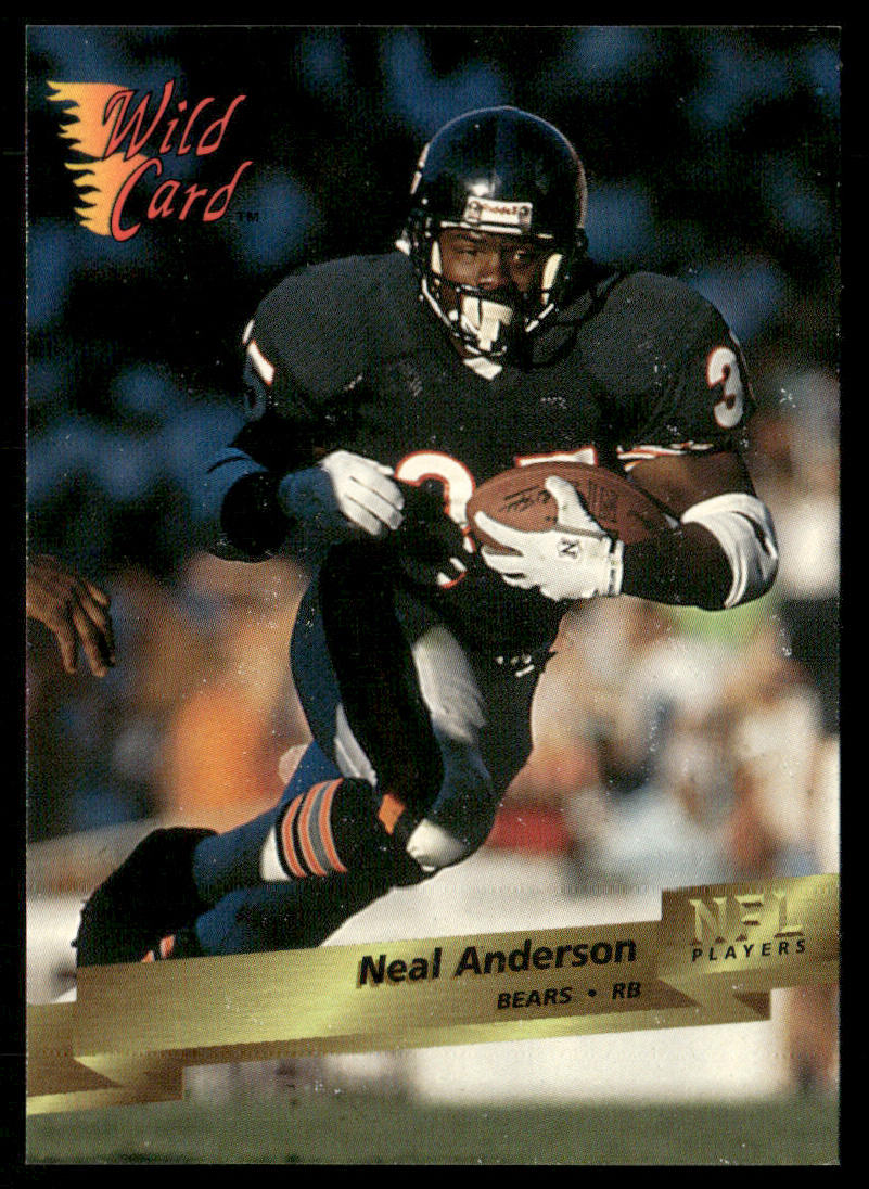 Neal Anderson 1993 Wild Card #14 Chicago Bears