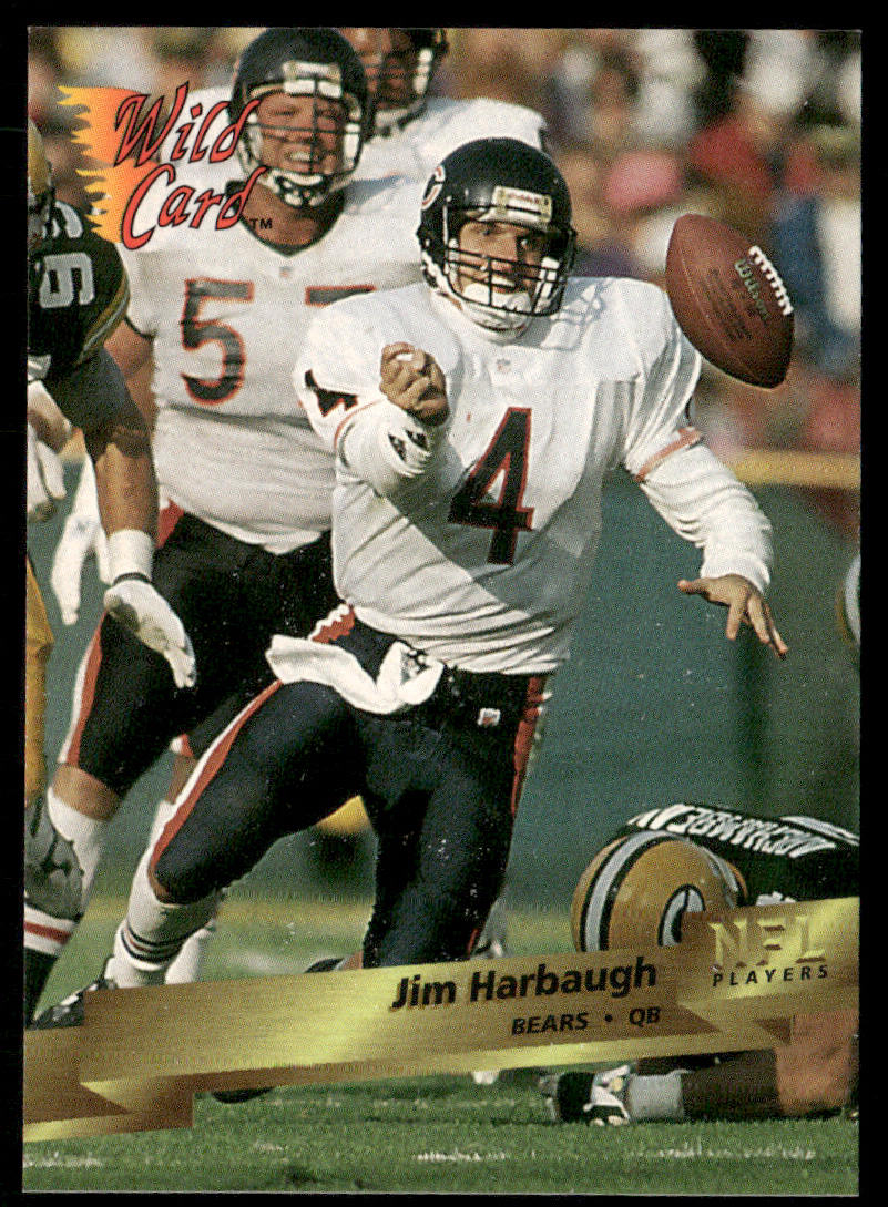 Jim Harbaugh 1993 Wild Card #12 Chicago Bears