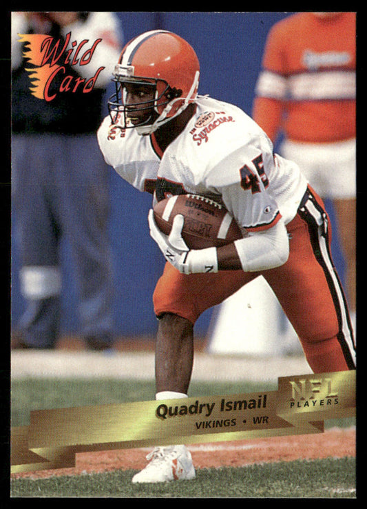 Qadry Ismail 1993 Wild Card #193 RC Minnesota Vikings