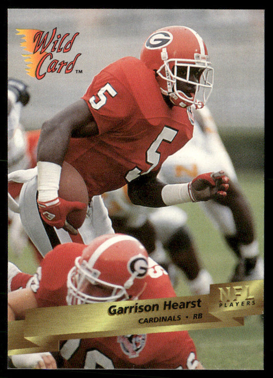 Garrison Hearst 1993 Wild Card #57 RC Phoenix Cardinals