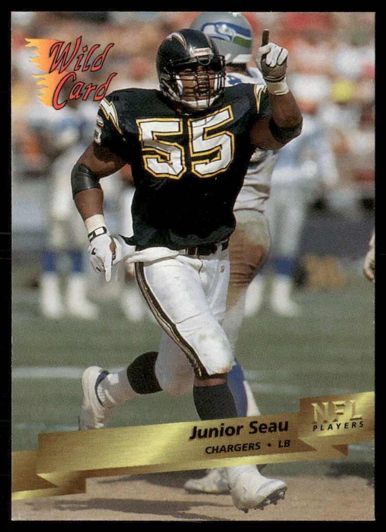 Junior Seau 1993 Wild Card #62 San Diego Chargers