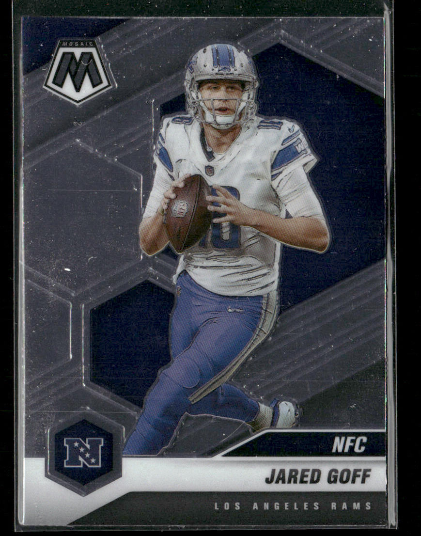 Jared Goff 2021 Panini Mosaic #207 Los Angeles Rams