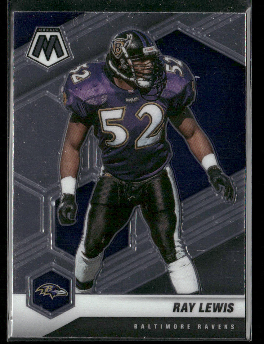 Ray Lewis 2021 Panini Mosaic #21 Baltimore Ravens