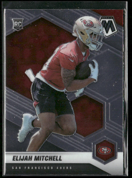 Eli Mitchell 2021 Panini Mosaic #376 RC San Francisco 49ers