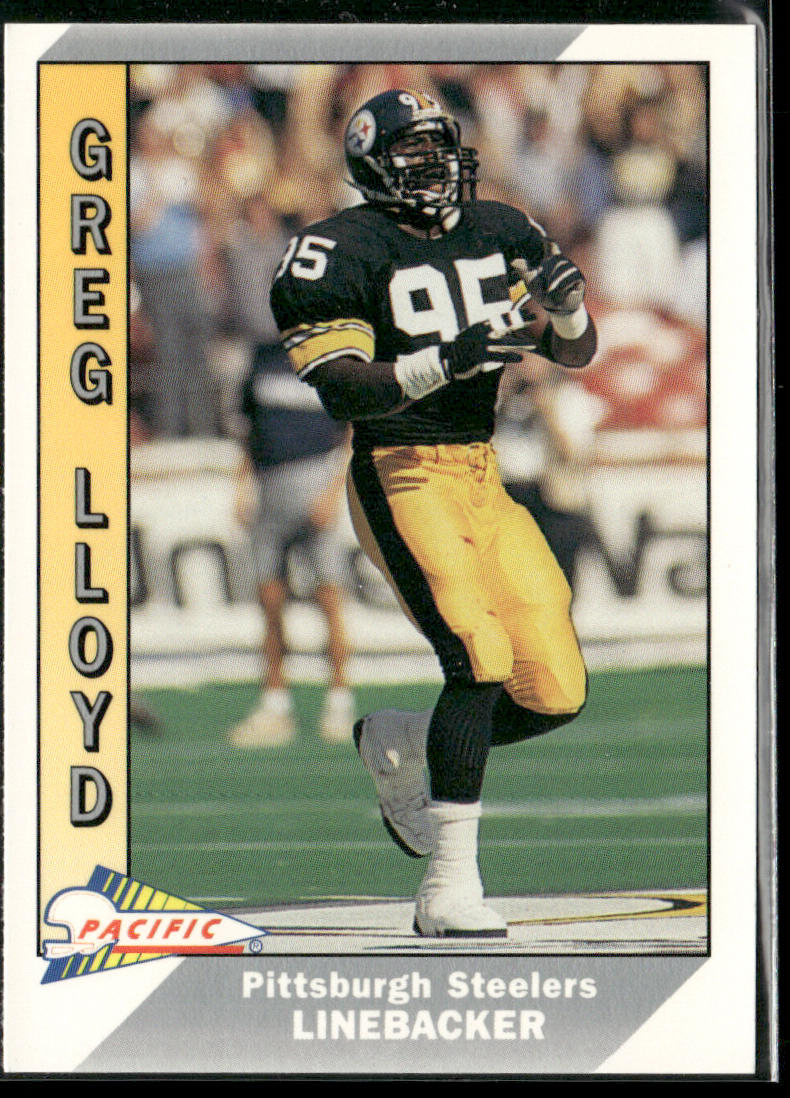 Greg Lloyd 1991 Pacific #429 Pittsburgh Steelers
