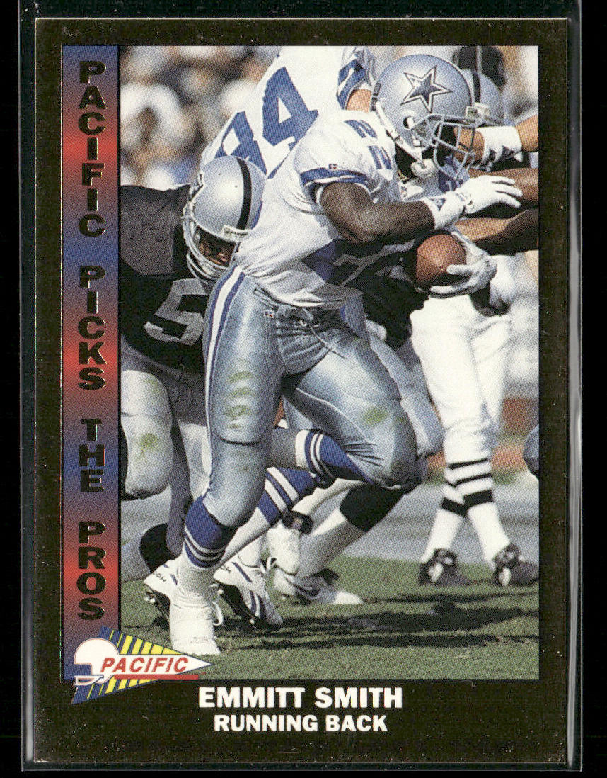 Emmitt Smith 1993 Pacific Pacific Picks the Pros #9 Dallas Cowboys