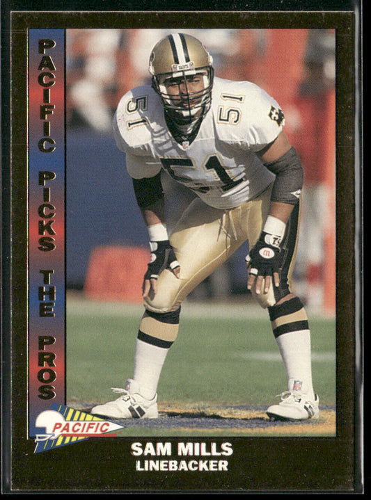 Sam Mills 1993 Pacific Pacific Picks the Pros #19 New Orleans Saints