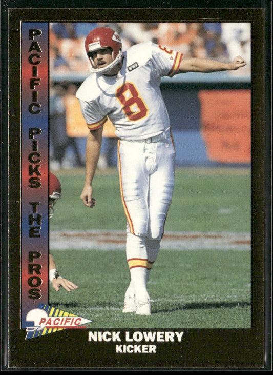 Nick Lowery 1993 Pacific Pacific Picks the Pros #11 Kansas City Chiefs