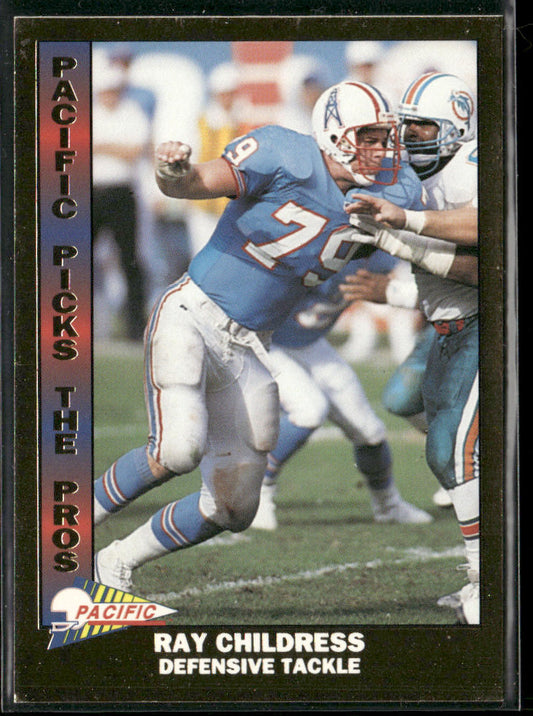 Ray Childress 1993 Pacific Pacific Picks the Pros #15 Houston Oilers