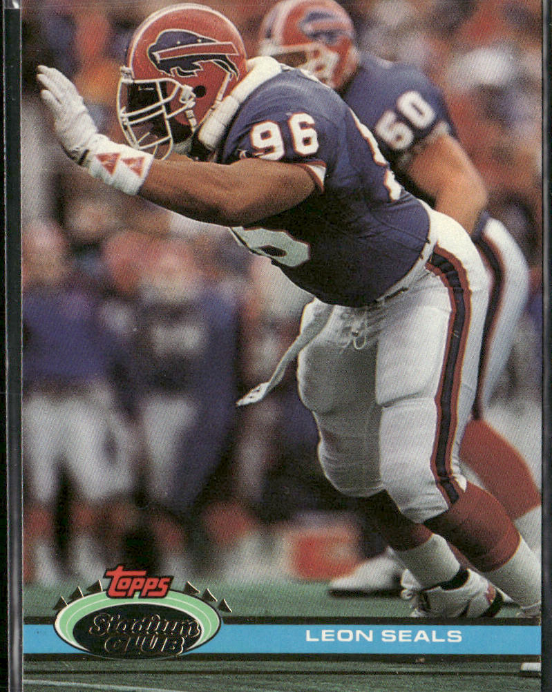 Leon Seals 1991 Stadium Club #189 Buffalo Bills