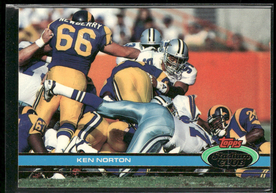 Ken Norton 1991 Stadium Club #207 Dallas Cowboys