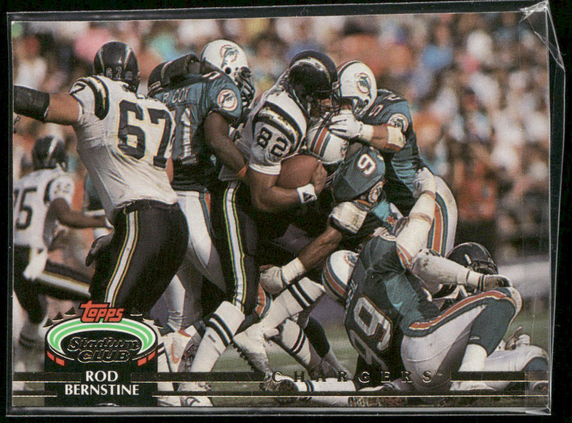 Rod Bernstine 1992 Stadium Club #384 San Diego Chargers
