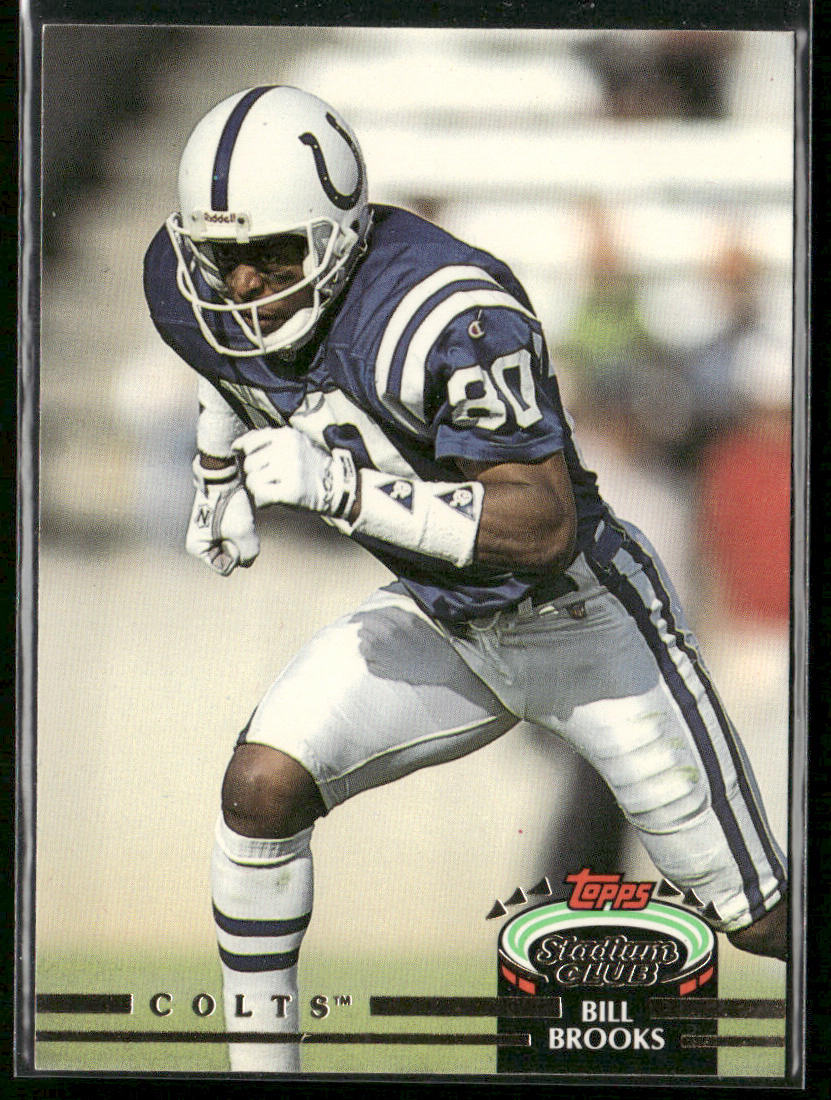 Bill Brooks 1992 Stadium Club #594 Indianapolis Colts