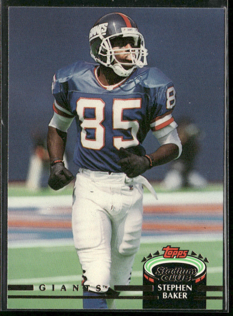Stephen Baker 1992 Stadium Club #234 New York Giants