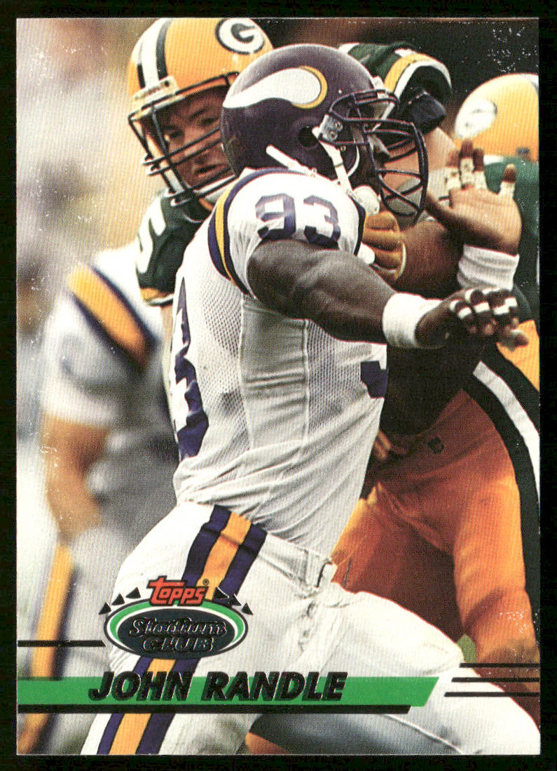 John Randle 1993 Stadium Club #341 Minnesota Vikings