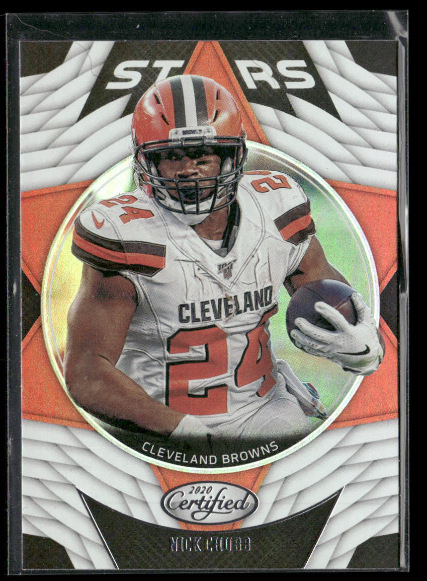 Nick Chubb 2020 Panini Certified Certified Stars #CS-NC Cleveland Browns
