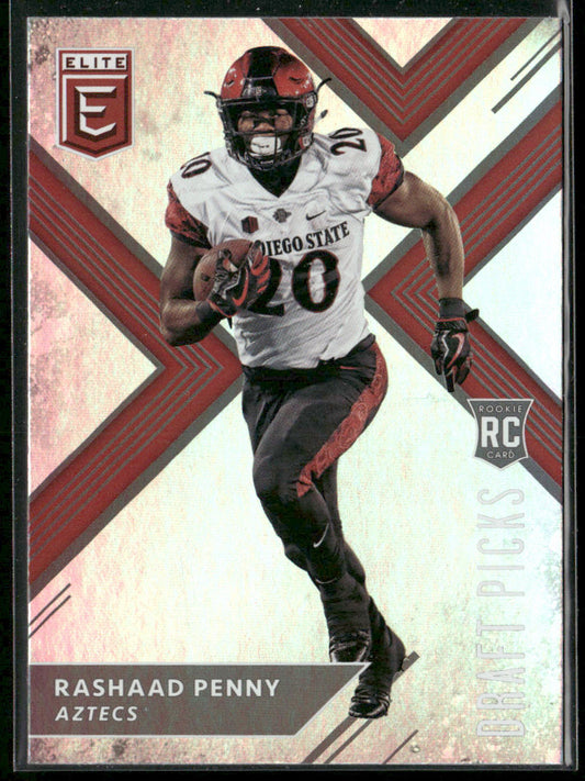 Rashaad Penny 2018 Panini Elite Draft Picks #146 San Diego State Aztecs