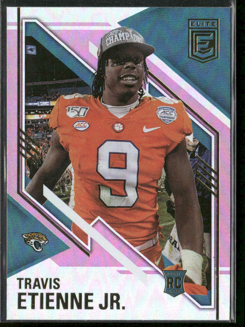 Travis Etienne Jr. 2021 Donruss Elite Pink #191 RC Jacksonville Jaguars