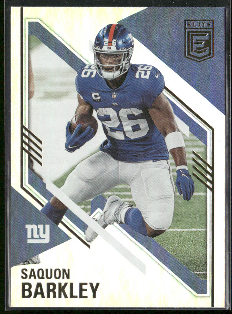 Saquon Barkley 2021 Donruss Elite #33 New York Giants