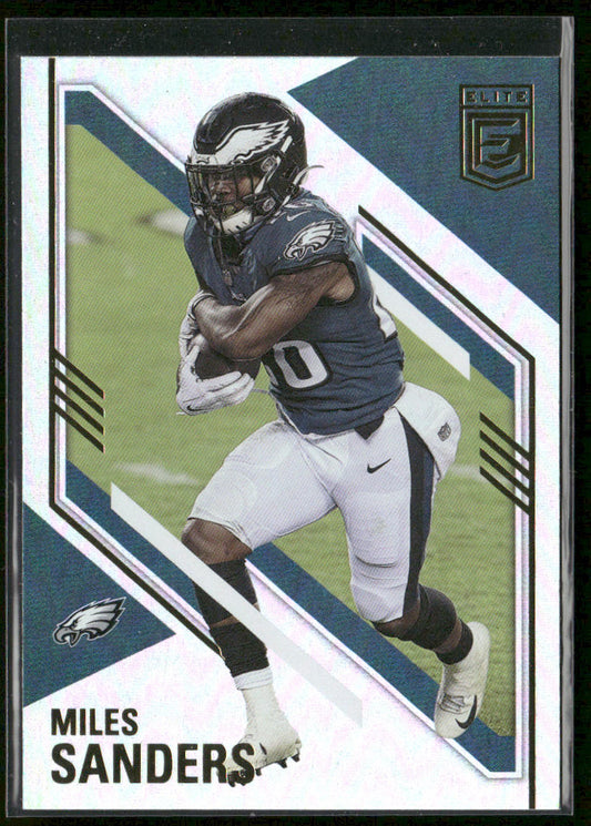 Miles Sanders 2021 Donruss Elite #28 Philadelphia Eagles
