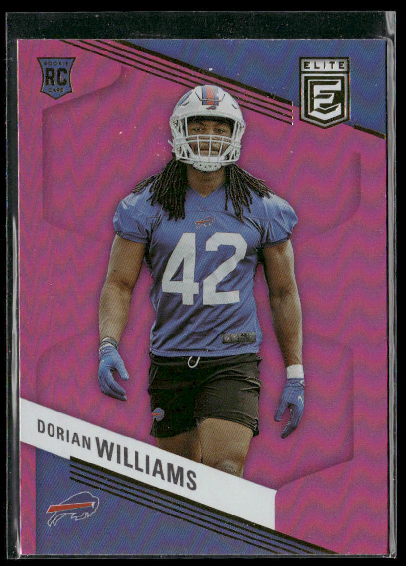 Dorian Williams 2023 Donruss Elite Pink #137 RC Buffalo Bills