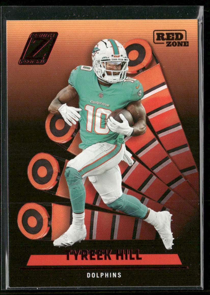 Tyreek Hill 2022 Zenith Red Zone #7 Miami Dolphins