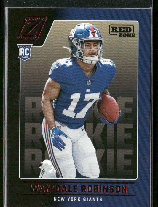 Wan'Dale Robinson 2022 Zenith Red Zone #120 RC New York Giants