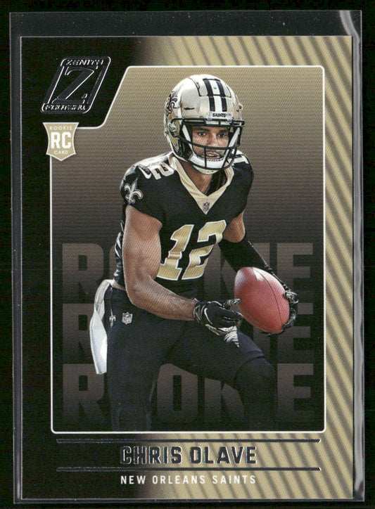 Chris Olave 2022 Zenith Retail #109 RC New Orleans Saints