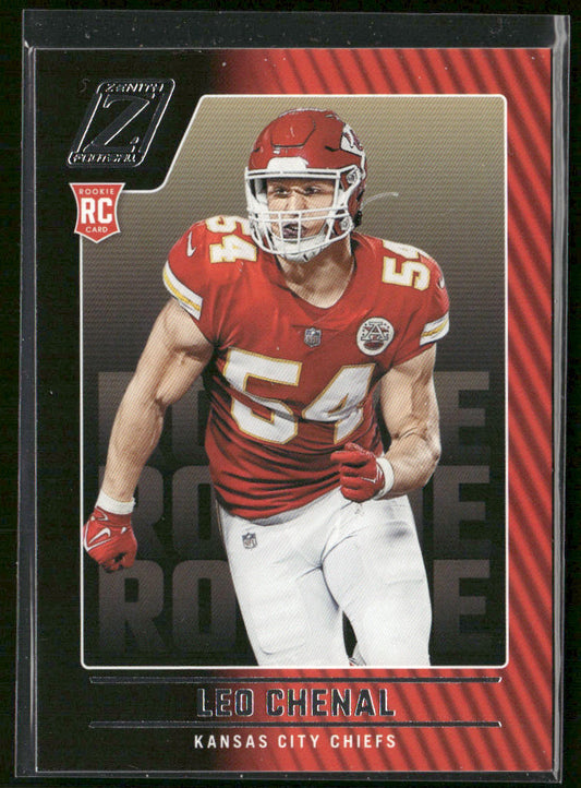 Leo Chenal 2022 Zenith #167 RC Kansas City Chiefs