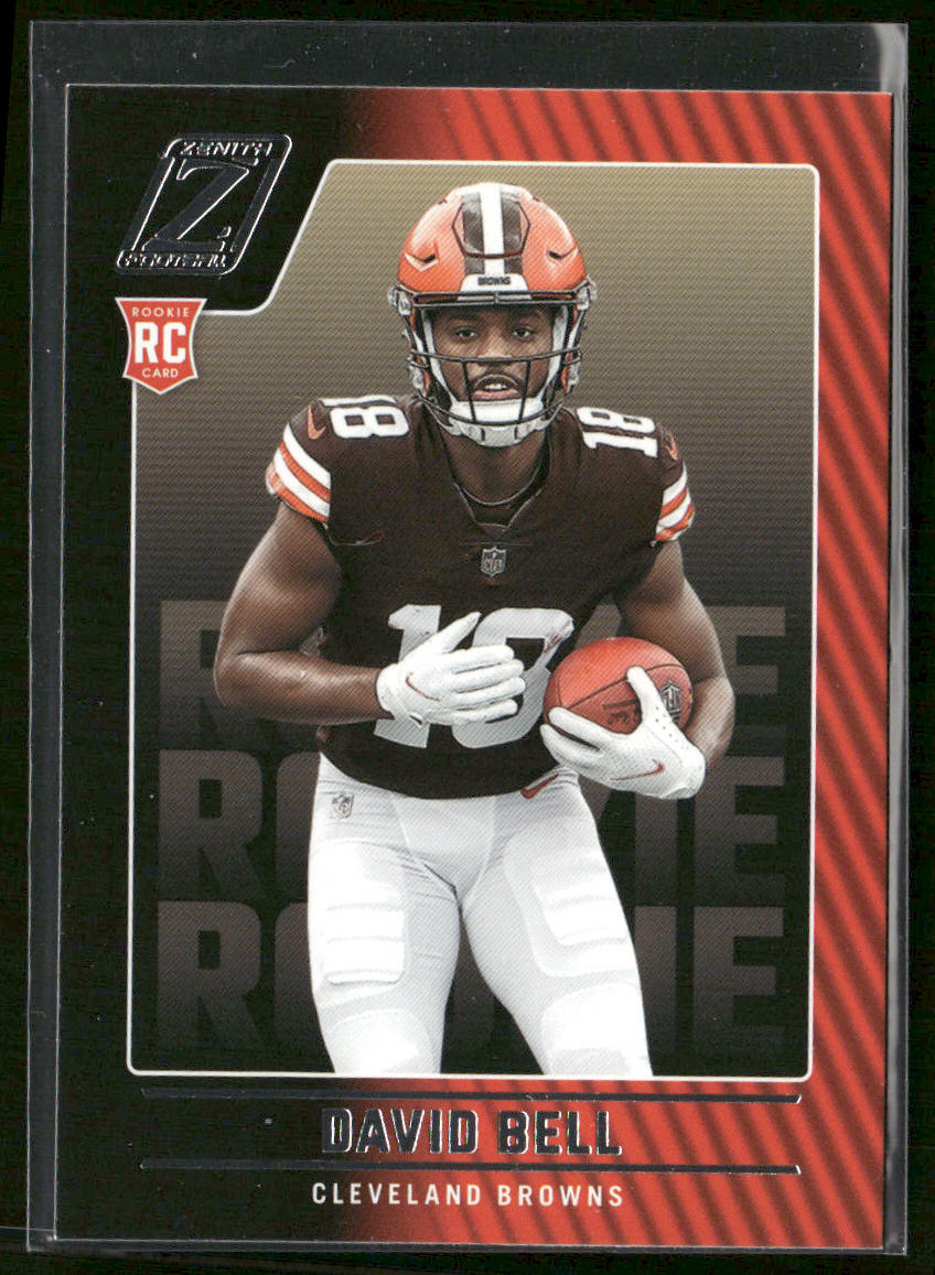 David Bell 2022 Zenith Retail #132 RC Cleveland Browns