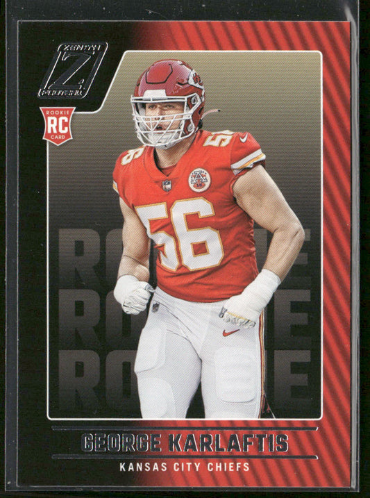 George Karlaftis 2022 Zenith Retail #151 RC Kansas City Chiefs
